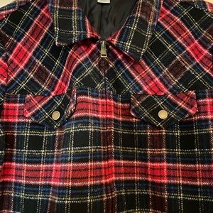 Christopher & Banks Flannel lined jacket